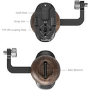 SmallRig Wooden Side Handle with 1/4"-20 Screw Mounts