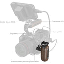 SmallRig Wooden Side Handle with 1/4"-20 Screw Mounts