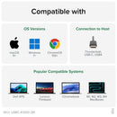 Plugable Gigabit Ethernet RJ45 to USB-C Cable (6.6')