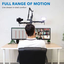 Mount-It! All-In-One Studio Mount for Dual Displays up to 32"