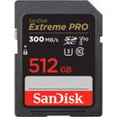 SanDisk 512GB Extreme PRO UHS-II SDXC Memory Card (3-Pack)