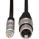 Hosa Technology HXR-015 Unbalanced 3-Pin XLR Female to RCA Male Audio Cable (15')