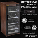 Ruggard EDC-125LWOT Electronic Dry Cabinet?with Touchscreen Control (Weathered Oak, 125L)