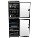 Ruggard EDC-180LT Electronic Dry Cabinet?with Touchscreen Control?and Dual Humidity Zones (Black, 180L)