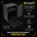 Ruggard EDC-80LT Electronic Dry Cabinet?with Touchscreen Control (Black, 80L)