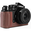 SmallRig Leather Half Case Kit for Nikon Zf (Brown)
