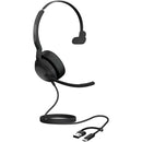 Jabra Evolve2 50 Mono Wired USB-C/A & Bluetooth Headset (Unified Communications)