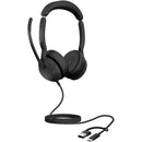Jabra Evolve2 50 Stereo Wired USB-C/A & Bluetooth Headset (Unified Communications)