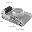 SmallRig L-Mount Plate with Handle for FUJIFILM X100V & X100VI Cameras (Silver)