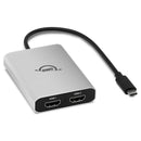 OWC USB-C to Dual HDMI 4K Display Adapter with DisplayLink