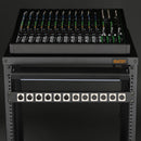 Auray RPPM12-1U Rack Panel for 12 Panel-Mount Connectors (1 RU)