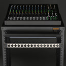 Auray RPPM16-1U Rack Panel for 16 Panel-Mount Connectors (1 RU)