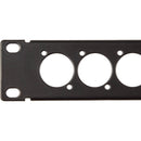 Auray RPPM16-1U Rack Panel for 16 Panel-Mount Connectors (1 RU)