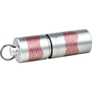 Olight i1R 2 EOS Rechargeable LED Key Chain Light (Flow Silver/Red)