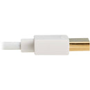 Tripp Lite Slim High-Speed HDMI Cable with Ethernet (10', White)