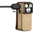 Olight Oclip Pro Rechargeable Clip-On Light (Tan with Ancient Script)