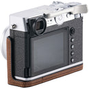 Tilta Vintage Camera Half Case for FUJIFILM GFX100RF (Silver Thumb Grip)