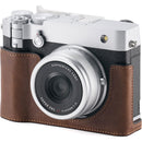 Tilta Vintage Camera Half Case for FUJIFILM GFX100RF (Silver Thumb Grip)