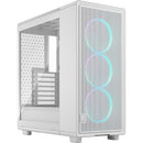 Fractal Design Epoch RGB Mid-Tower Case (White with Clear Tempered Glass)