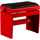 Dexibell Deluxe Piano Bench (Red Polished)