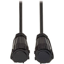 Tripp Lite Rigid Industrial RF Coaxial Cable with F-Type Connectors (10', Black)