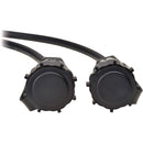 Tripp Lite Rigid Industrial RF Coaxial Cable with F-Type Connectors (10', Black)