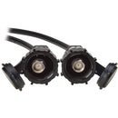 Tripp Lite Rigid Industrial RF Coaxial Cable with F-Type Connectors (10', Black)