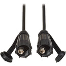 Tripp Lite Rigid Industrial RF Coaxial Cable with F-Type Connectors (10', Black)