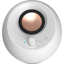 Creative Labs Pebble Pro 2.0 Bluetooth Desktop Speakers (White)