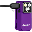 Olight Oclip Pro Rechargeable Clip-On Light (Purple)