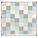 TRP WORLDWIDE Interlude Checkerboard (White/Natural/Blue/Gray, 12 x 12')