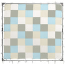TRP WORLDWIDE Interlude Checkerboard (White/Natural/Blue/Gray, 6 x 6')