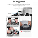 Sirui QR90-DP II Quick-Open Deep Parabolic Softbox (35.4")