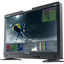 Lilliput UQ23 23.8" 12G-SDI/HDMI High-Brightness Broadcast Studio Monitor with Carry Case (Gold Mount)