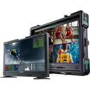 Lilliput UQ23 23.8" 12G-SDI/HDMI High-Brightness Broadcast Studio Monitor with Carry Case (Gold Mount)