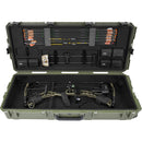 SKB iSeries REV2 Plush Large Parallel Limb Bow Case (OD Green, Gray Plush Interior)