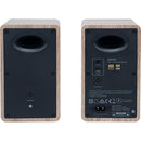 Edifier M60 Compact Desktop 2.0 2-Way Active Bluetooth Speakers (Oak, Pair)