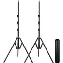 GVM Foldable Aluminum Light Stand (82.7", 2-Pack)