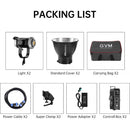 GVM SD600D Bi-Color LED Monolight (2-Light Kit)