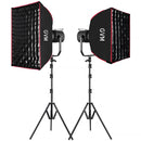 GVM SD300D Bi-Color LED Monolight (2-Light Kit)