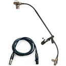 Evno Microphone Systems SXP2-TA4 Double Microphone System for Soprano Saxophone (TA4 Cable)