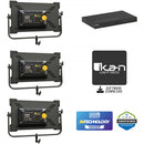 ikan Lyra LBX20-PoE Bi-Color LED Light Panel (Switch 3-Light Kit)