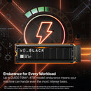 WD 1TB WD_BLACK SN8100 NVMe PCIe 5.0 M.2 Internal SSD with Heatsink