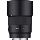 Samyang AF 85mm f/1.8 P FE Lens (Sony E)
