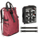 WANDRD PRVKE V4 Backpack Photo Bundle (Rhone Burgundy, 31L)