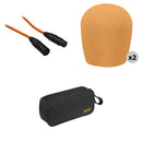 B&H Photo Video Performance Microphone Windscreen and XLR Cable ID Kit (Orange)