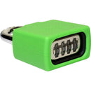 LocknCharge 4-Digit Combination Keyless Padlock (Green)