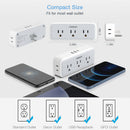 Tessan Multi Plug Outlet Extender with 4 Outlets, 2 USB-A & 1 USB-C Port