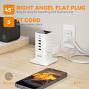 Tessan 9-in-1 30W USB/AC Vertical Charging Station (White)