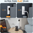 Tessan 9-in-1 65W USB/AC Vertical Charging Station (Black)